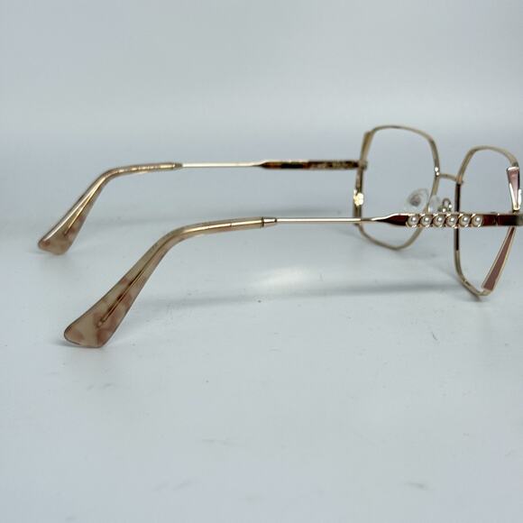 Ann Taylor Eyewear ATP918 C02 54-16-135 Gold Brown Eyeglasses Frames 18660 - Picture 4 of 7